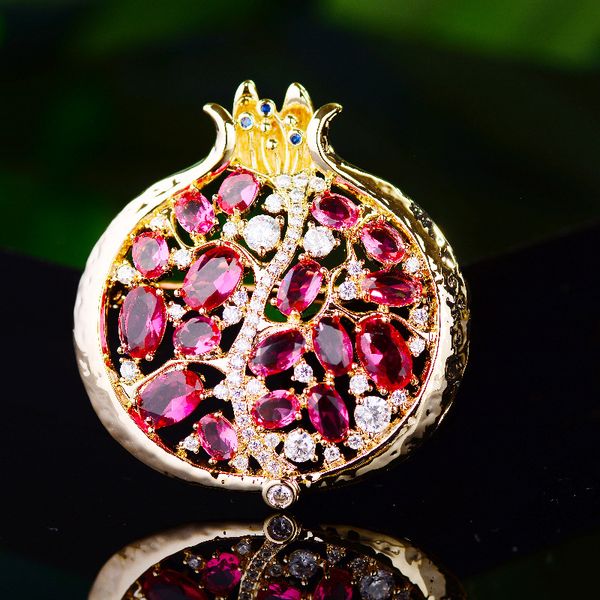 pins brooches luxury cubic zirconia pomegranate brooches for women clothing lucky fruit accessories pins cheongsam dress suit broche 221118, Gray
pins brooches luxury cubic zirconia pomegranate brooches for women clothing lucky fruit accessories pins cheongsam dress suit broche 221118, Gray