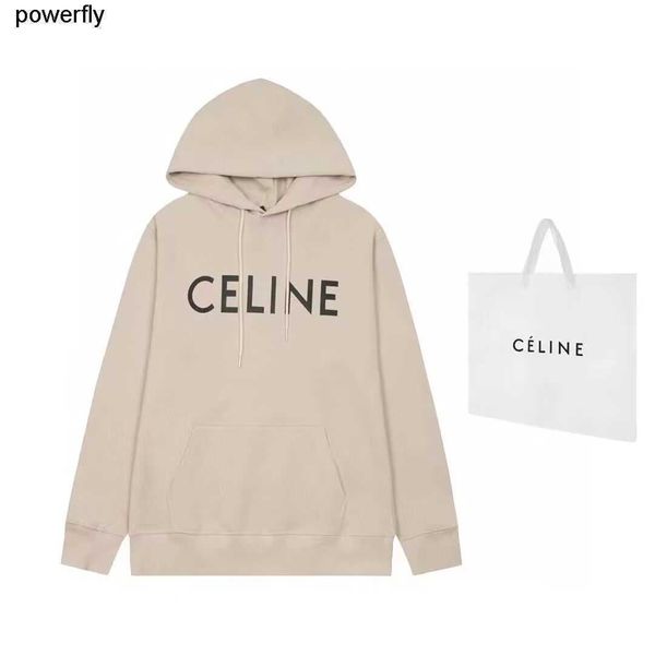 men's hoodies sweatshirts ce designer chest lettered hoodie men women fashion streetwear hoodie, Black