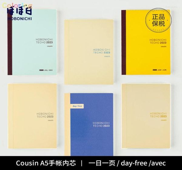 hobonichi techo a5 cousin size various kinds of notebook bodies avec 1day page mon start tomo river paper, Purple;pink
hobonichi techo a5 cousin size various kinds of notebook bodies avec 1day page mon start tomo river paper, Purple;pink
