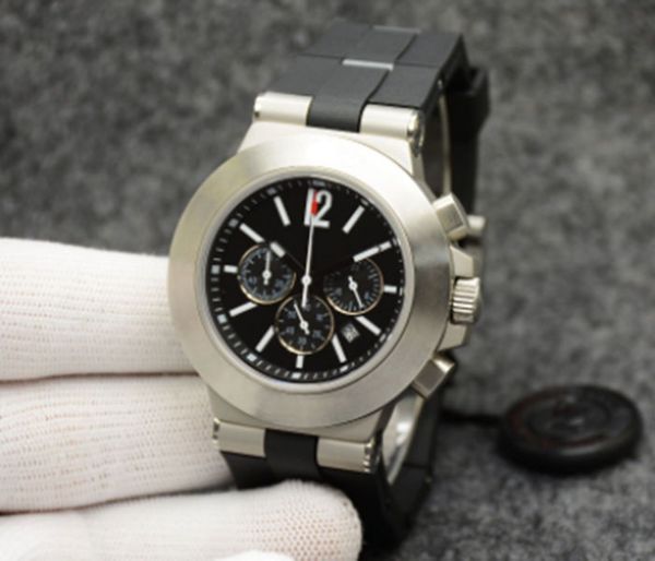 aluminum quartz chronograph sapphire glass 44m men's watch black dial oak bark logo letter bezel luminous steve aoki dial rubber new wr, Slivery;brown
aluminum quartz chronograph sapphire glass 44m men's watch black dial oak bark logo letter bezel luminous steve aoki dial rubber new wr, Slivery;brown