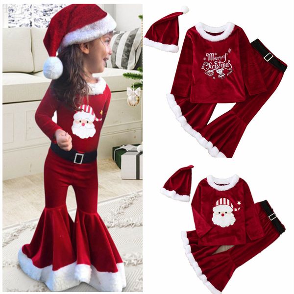 clothing sets girls christmas costume long sleeve bell bottom velvet suit carnival party santa claus kid's merry outfit 221118, White
clothing sets girls christmas costume long sleeve bell bottom velvet suit carnival party santa claus kid's merry outfit 221118, White