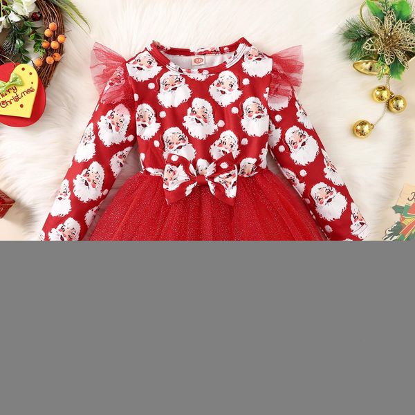 girl s dresses christmas infant girls autumn winter long sleeve costumes santa prints tulle bow tie fluffy princess 1 6ys 221118, Red;yellow
girl s dresses christmas infant girls autumn winter long sleeve costumes santa prints tulle bow tie fluffy princess 1 6ys 221118, Red;yellow