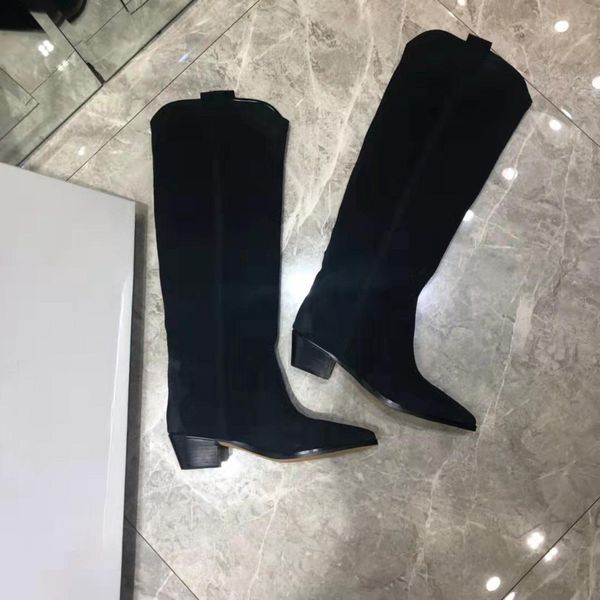 fashion season shoes isabel paris marant boots denvee black suede knee-high boots western
fashion season shoes isabel paris marant boots denvee black suede knee-high boots western