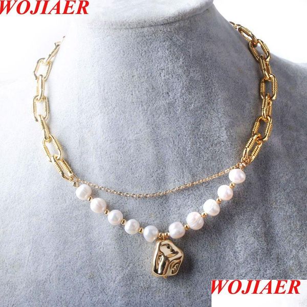 pendant necklaces fashion korean gold necklace female party gift irregar pendant natural round baroque pearl chain jewelry f3179 dro dhjmz, Silver
pendant necklaces fashion korean gold necklace female party gift irregar pendant natural round baroque pearl chain jewelry f3179 dro dhjmz, Silver
