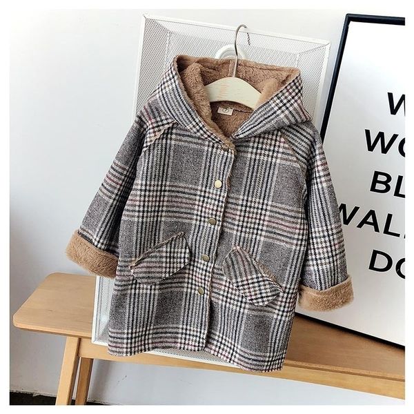 coat girls woolen baby clothes winter clothing net red foreign air plus velvet thickened plaid long-sleeved warm 221118, Blue;gray
coat girls woolen baby clothes winter clothing net red foreign air plus velvet thickened plaid long-sleeved warm 221118, Blue;gray