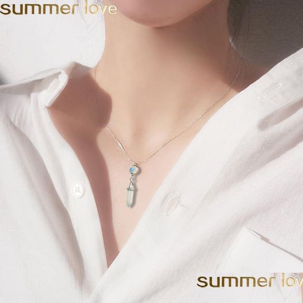 pendant necklaces fashion shaped necklace tigers eye natural stone hexagonal column quartz pendant necklaces for women jewelry gifts dht9a, Silver
pendant necklaces fashion shaped necklace tigers eye natural stone hexagonal column quartz pendant necklaces for women jewelry gifts dht9a, Silver