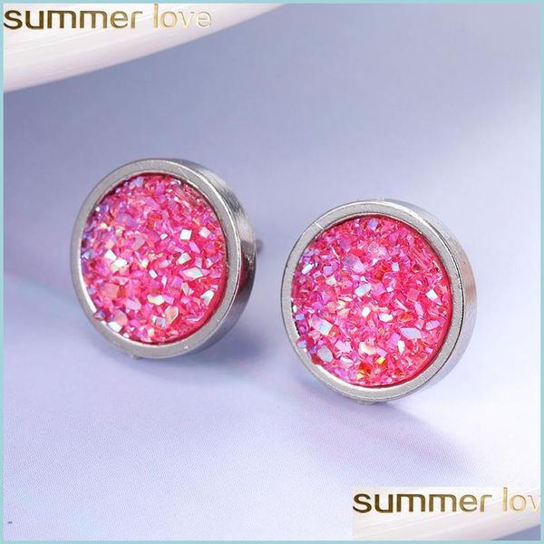 stud selling druzy resin stud earrings simple and exquisite stainless steel earring geometric round mineral face crystal ear fo dh4ys, Golden;silver
stud selling druzy resin stud earrings simple and exquisite stainless steel earring geometric round mineral face crystal ear fo dh4ys, Golden;silver