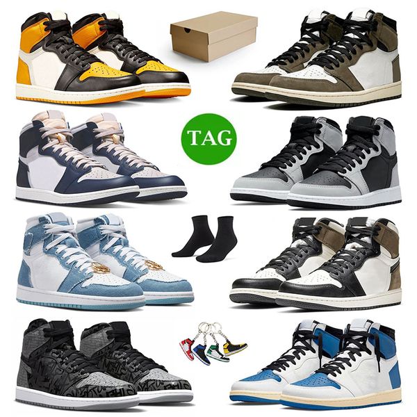 with box fashion designer basketball shoes women mens jumpman 1 university blue patent bred denim starfish unc panda trainers sports sneaker, White;red
with box fashion designer basketball shoes women mens jumpman 1 university blue patent bred denim starfish unc panda trainers sports sneaker, White;red