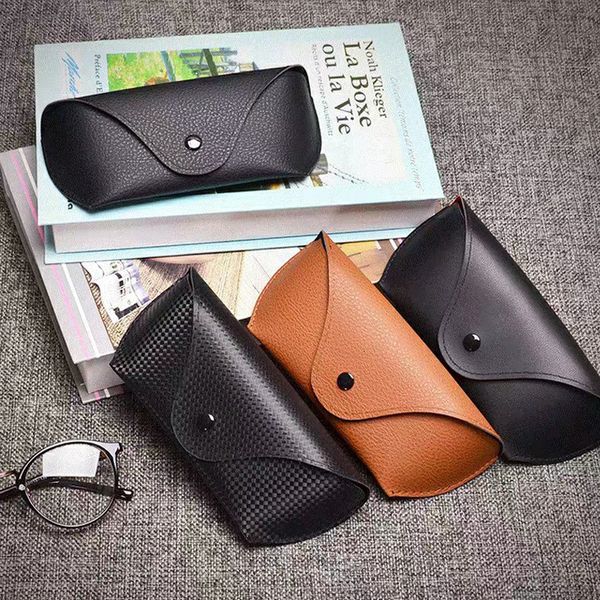 sunglasses cases pu leather glasses cover men women eyeglasses case reading box with metal buckle eyewear 221119
sunglasses cases pu leather glasses cover men women eyeglasses case reading box with metal buckle eyewear 221119