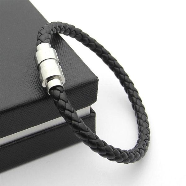 classics black woven leather bracelet magnetic shut men bracelets french man's jewelry charm bracelets as christmas g2433, Golden;silver
classics black woven leather bracelet magnetic shut men bracelets french man's jewelry charm bracelets as christmas g2433, Golden;silver
