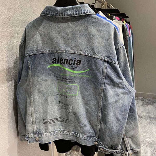 selling designer retro jackets tide brand balenga denim classic letters graffiti coats fashion original hip hop, Black;brown
selling designer retro jackets tide brand balenga denim classic letters graffiti coats fashion original hip hop, Black;brown