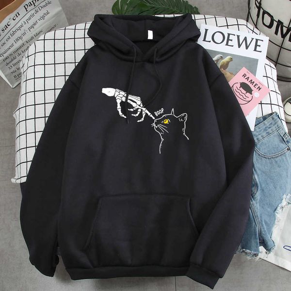 men's hoodies sweatshirts sweatshirt funny cat and skeleton hand kawaii man hoody loose fashion men punk hoodie vintage harajuku mens h, Black
men's hoodies sweatshirts sweatshirt funny cat and skeleton hand kawaii man hoody loose fashion men punk hoodie vintage harajuku mens h, Black