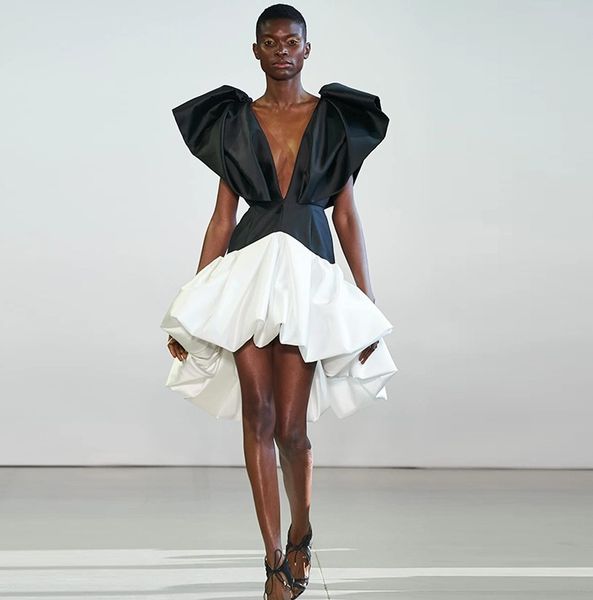 short prom dress 2023 black and white deep v neck women graduation formal cocktail gowns sleeveless high low robe de soiree
short prom dress 2023 black and white deep v neck women graduation formal cocktail gowns sleeveless high low robe de soiree