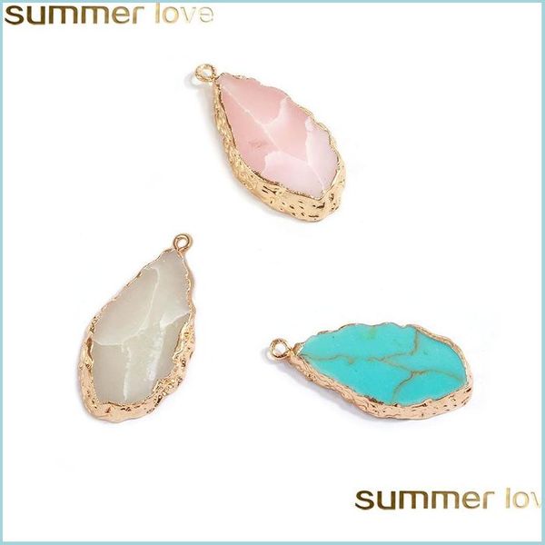 charms fancy geometric druzy resin charm pendant glittery acrylic stone for earring necklace diy gold jewelry women wedding jewerly dhked, Bronze;silver 
charms fancy geometric druzy resin charm pendant glittery acrylic stone for earring necklace diy gold jewelry women wedding jewerly dhked, Bronze;silver