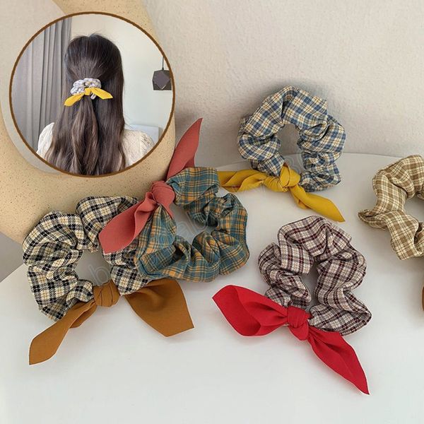 elastic hair bands scrunchies cute girls plaid bow ponytail holder rubber headband ties fashion women hair accessories, Slivery;white
elastic hair bands scrunchies cute girls plaid bow ponytail holder rubber headband ties fashion women hair accessories, Slivery;white