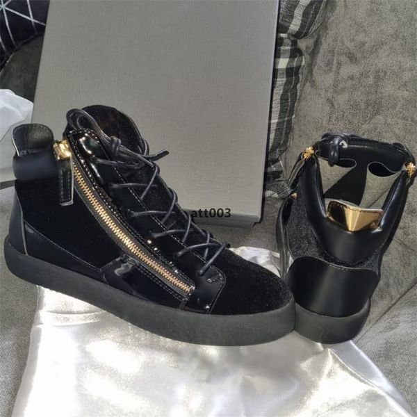designer high-shoes frankie kriss zipper sneaker for men and women leather suede flat trainers fashion outdoor giuseppes zanotties cqq, Black
designer high-shoes frankie kriss zipper sneaker for men and women leather suede flat trainers fashion outdoor giuseppes zanotties cqq, Black