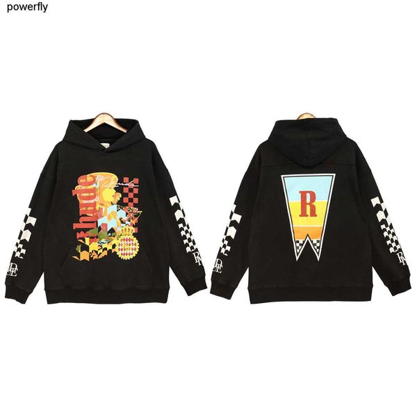 men's hoodies sweatshirts autumn new designer rhude printed high street casual hooded long sleeve sweater men women streetwear hoodie, Black
men's hoodies sweatshirts autumn new designer rhude printed high street casual hooded long sleeve sweater men women streetwear hoodie, Black
