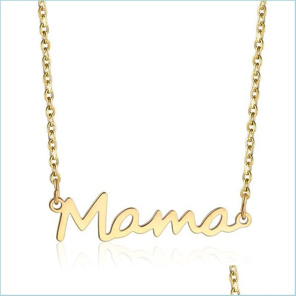 pendant necklaces mama letters necklace stainless steel mom baby lockbone chain pendant jewelry mothers day gift sier gold rose colo dhcjz, Silver
pendant necklaces mama letters necklace stainless steel mom baby lockbone chain pendant jewelry mothers day gift sier gold rose colo dhcjz, Silver