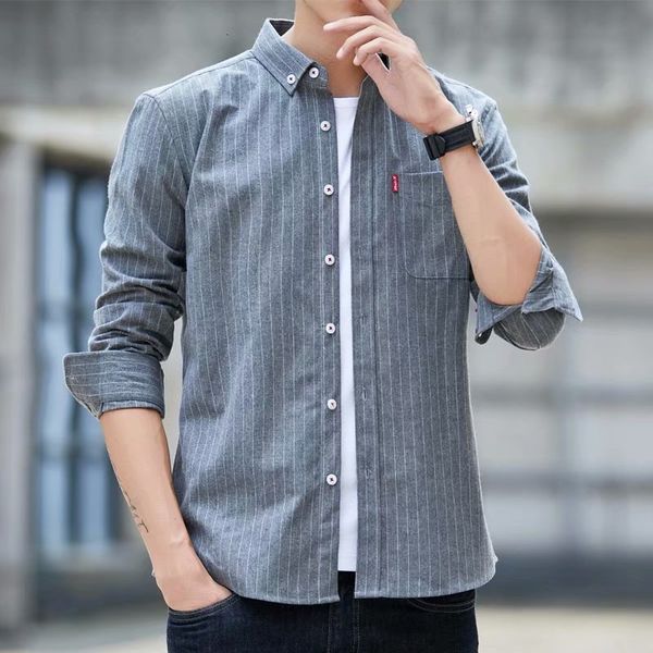 men's casual shirts spring and summer thin section plaid longsleeved shirt men's loose trend shirt slim fashion korean shirt men&#, White;black
men's casual shirts spring and summer thin section plaid longsleeved shirt men's loose trend shirt slim fashion korean shirt men&#, White;black