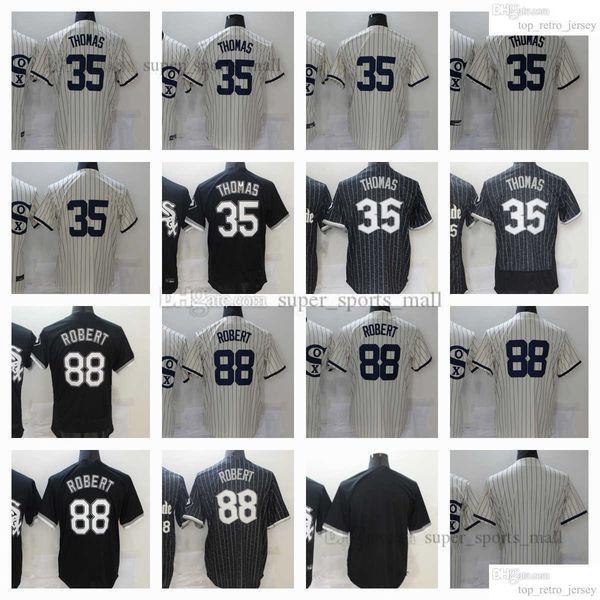 2022-23 new baseball jersey stitched 35 frank thomas 88 luis robert jerseys men size s-xxxl home away white black, Blue;black
2022-23 new baseball jersey stitched 35 frank thomas 88 luis robert jerseys men size s-xxxl home away white black, Blue;black