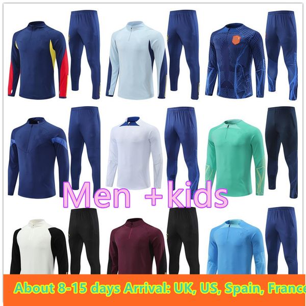 spaines argentinaes football tracksuit 2022 national team soccer training suit jogging men and kids, Black
spaines argentinaes football tracksuit 2022 national team soccer training suit jogging men and kids, Black
