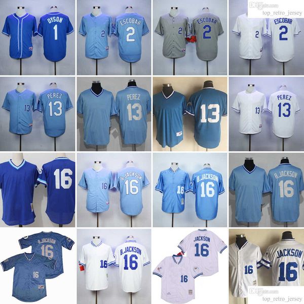 vintage college mitchell and ness baseball 16 bo jackson jerseys stitched 13 salvador perez 2 alcides escobar 1 jarrod dyson blue 1985 white, Black
vintage college mitchell and ness baseball 16 bo jackson jerseys stitched 13 salvador perez 2 alcides escobar 1 jarrod dyson blue 1985 white, Black