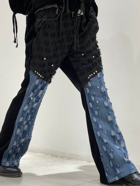 men's jeans springsummer deep blue denim flared trousers straight leg trousers loose straight leg trousers cover uppers 221119
men's jeans springsummer deep blue denim flared trousers straight leg trousers loose straight leg trousers cover uppers 221119