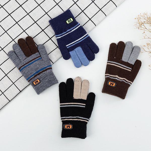 children s finger gloves children for 5 12 years boys knitted autumn warm split color matching winter outdoor playing 221118, White
children s finger gloves children for 5 12 years boys knitted autumn warm split color matching winter outdoor playing 221118, White