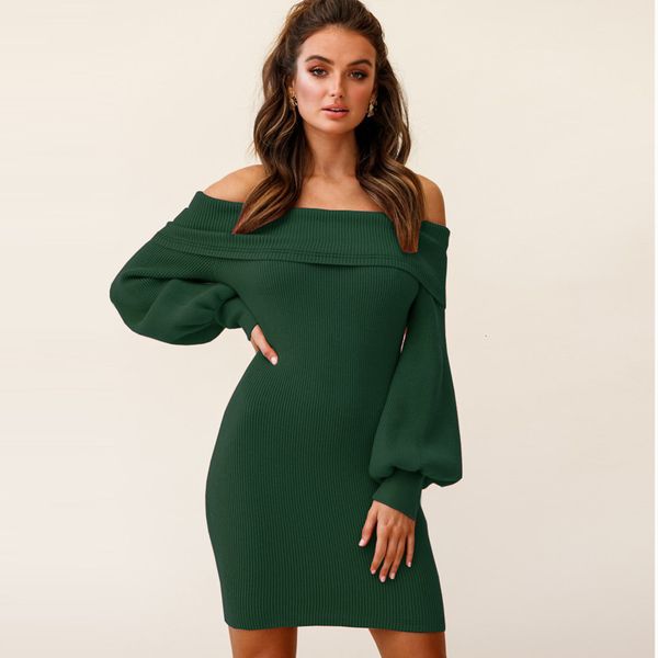 casual dresses elegant bodycon sweater mini dress women off shoulder lantern long sleeve casual dress ladies chic knitted vestidos autumn 22, Black;gray
casual dresses elegant bodycon sweater mini dress women off shoulder lantern long sleeve casual dress ladies chic knitted vestidos autumn 22, Black;gray