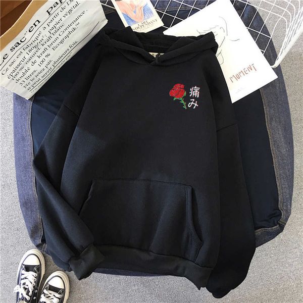 men's hoodies sweatshirts japanese aesthetic rose pattern hoodie men outerwear spring fleece streetwear brand tracksuit male harajuku s, Black
men's hoodies sweatshirts japanese aesthetic rose pattern hoodie men outerwear spring fleece streetwear brand tracksuit male harajuku s, Black