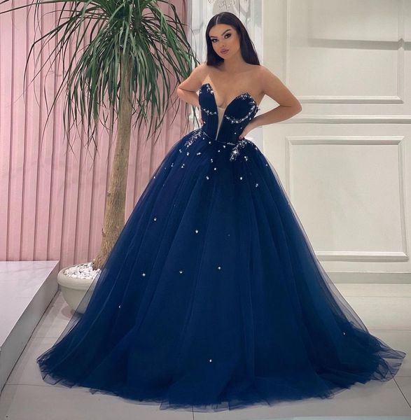 navy blue women prom party dress 2023 sweetheart beaded lace up back tulle evening formal gowns robes de soiree vestidos fieast, Black
navy blue women prom party dress 2023 sweetheart beaded lace up back tulle evening formal gowns robes de soiree vestidos fieast, Black