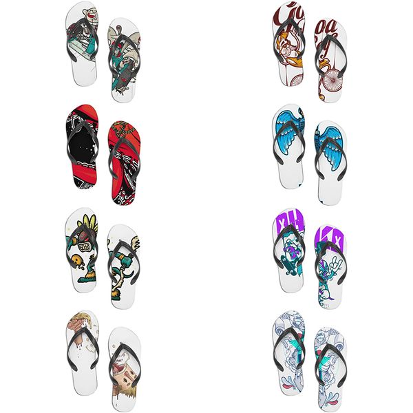 custom shoes slippers designer flip flop diy pattern accept to customization multicolor white black beige fashion comfortable sandals
custom shoes slippers designer flip flop diy pattern accept to customization multicolor white black beige fashion comfortable sandals