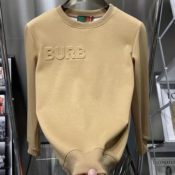 burbe mens sweater designer hoodie bby letters 3d embossed long sleeve tshirt cotton round neck sweatshirt men women loose pullover coat lar, Black
burbe mens sweater designer hoodie bby letters 3d embossed long sleeve tshirt cotton round neck sweatshirt men women loose pullover coat lar, Black