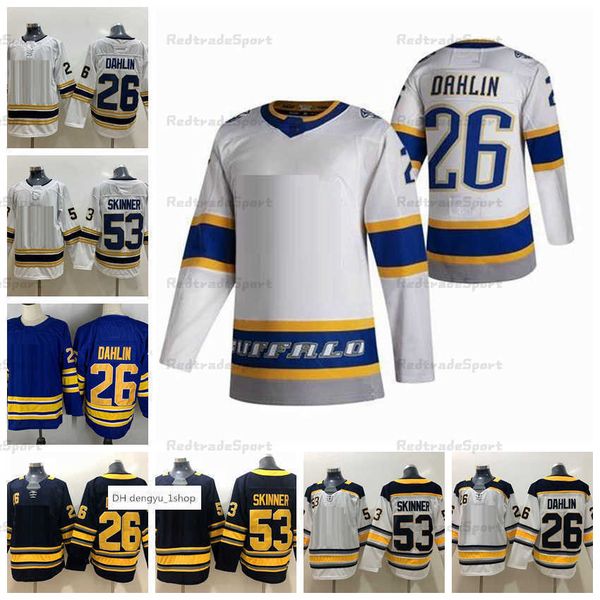 2021 reverse retro hockey jerseys 26 rasmus dahlin 53 jeff skinner gold 50th anniversary stitched jersey mens home royal navy blue s-xxxl, Black;red
2021 reverse retro hockey jerseys 26 rasmus dahlin 53 jeff skinner gold 50th anniversary stitched jersey mens home royal navy blue s-xxxl, Black;red