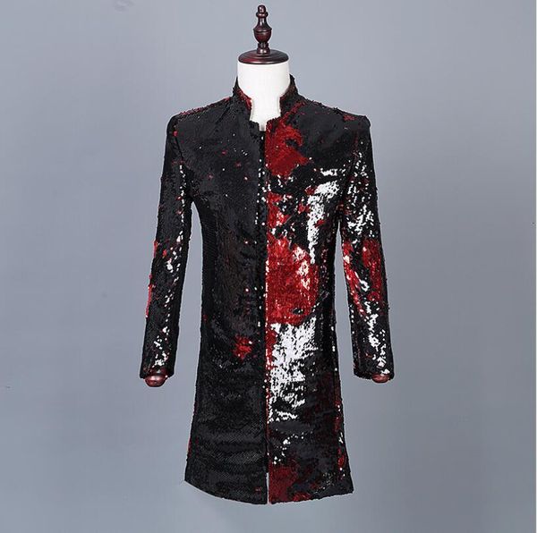 men's suits blazers s6xlmanufacturers sell men's colorful flipflop blazer nightclub host sequined performance suit men 221119, White;black
men's suits blazers s6xlmanufacturers sell men's colorful flipflop blazer nightclub host sequined performance suit men 221119, White;black