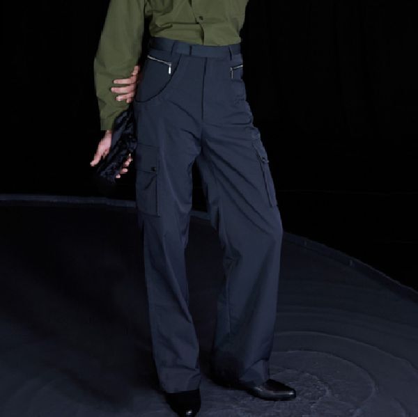 men's pants s6xl men's casual pants trend loosefitting handsome straight wide leg 221119, Black
men's pants s6xl men's casual pants trend loosefitting handsome straight wide leg 221119, Black