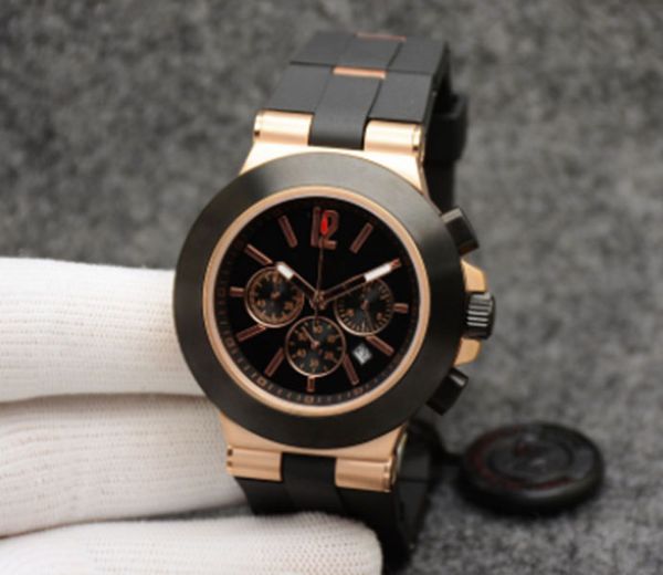 aluminum quartz chronograph sapphire glass 44m men's watch black dial oak bark logo letter bezel luminous steve aoki dial rubber new wr, Slivery;brown
aluminum quartz chronograph sapphire glass 44m men's watch black dial oak bark logo letter bezel luminous steve aoki dial rubber new wr, Slivery;brown
