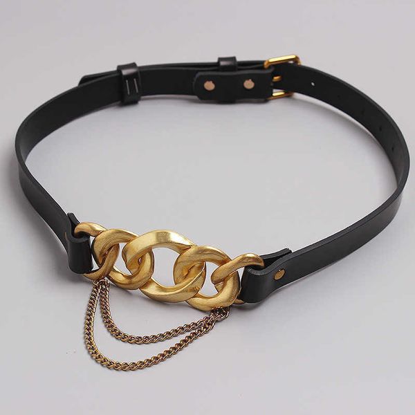 classic luxury designer cowhide motorcycle women's belt copper button head chain belt versatile outside with skirt belt women, Black;brown
classic luxury designer cowhide motorcycle women's belt copper button head chain belt versatile outside with skirt belt women, Black;brown