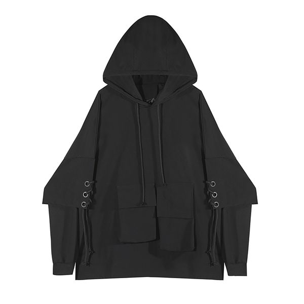 men's hoodies sweatshirts s6xl spring men's loose hooded design sense of hoodie youth fashion brand large size jacket versatile ca, Black
men's hoodies sweatshirts s6xl spring men's loose hooded design sense of hoodie youth fashion brand large size jacket versatile ca, Black