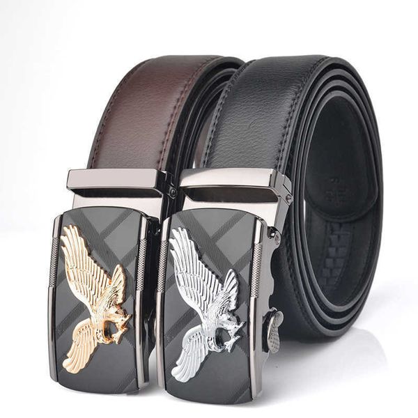 classic vintage eagle leather automatic buckle belt for men business casual belt luxury designer jeans belts, Black;brown
classic vintage eagle leather automatic buckle belt for men business casual belt luxury designer jeans belts, Black;brown
