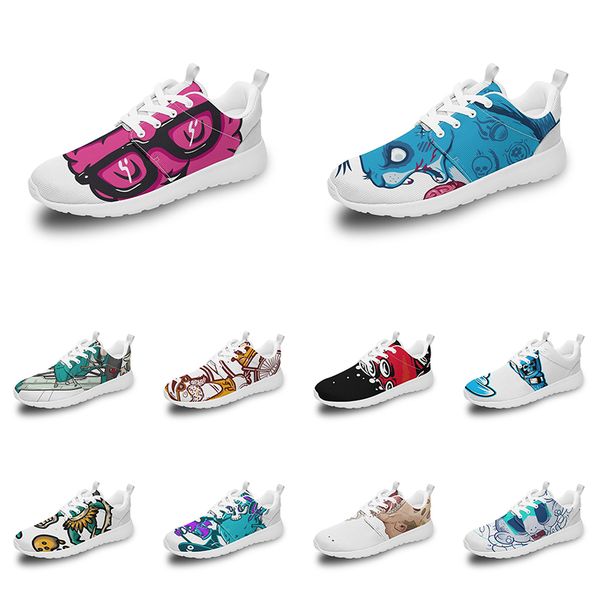men women custom sports shoes anime cartoon animal design diy word black white blue red colorful outdoor mens trainer 040
men women custom sports shoes anime cartoon animal design diy word black white blue red colorful outdoor mens trainer 040