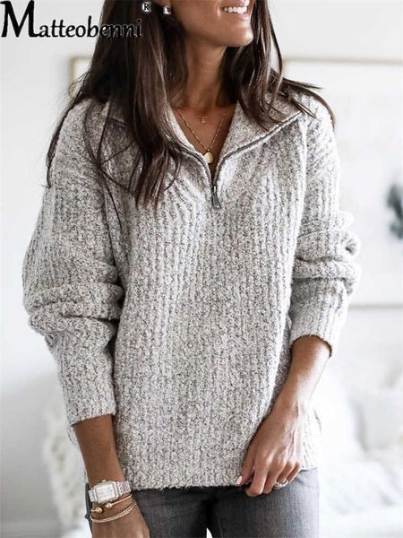 women's sweaters 2021 fashion thick half turtleneck zipper pullover sweaters women loose long sleeve female solid knitting jumpers autu, White;black
women's sweaters 2021 fashion thick half turtleneck zipper pullover sweaters women loose long sleeve female solid knitting jumpers autu, White;black