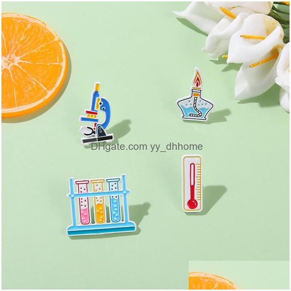 pins brooches cartoon chemical experimental equipment enamel pins brooches 4pcs /set brooch for girls alcohol lamp thermometer badg dhd7k, Gray
pins brooches cartoon chemical experimental equipment enamel pins brooches 4pcs /set brooch for girls alcohol lamp thermometer badg dhd7k, Gray