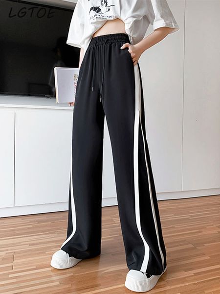 womens pants capris y2k high waist casual wide leg sweatpants women straight oversize pant spring summer fall black sporty streetwear trouse, Black;white
womens pants capris y2k high waist casual wide leg sweatpants women straight oversize pant spring summer fall black sporty streetwear trouse, Black;white