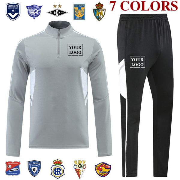 casual men's tracksuits soccer training sets personal group custom printed rosenborg bk sc bastia tigres uanl vegalta sendai unterhachi, Gray
casual men's tracksuits soccer training sets personal group custom printed rosenborg bk sc bastia tigres uanl vegalta sendai unterhachi, Gray