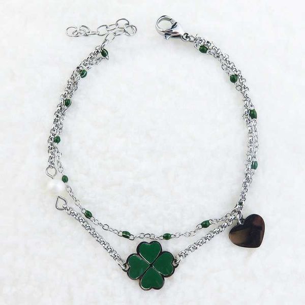 charm bracelets fashion jewelry 2022 four leaf clover bracelets bangl in stainls steel for girls women, Golden;silver
charm bracelets fashion jewelry 2022 four leaf clover bracelets bangl in stainls steel for girls women, Golden;silver