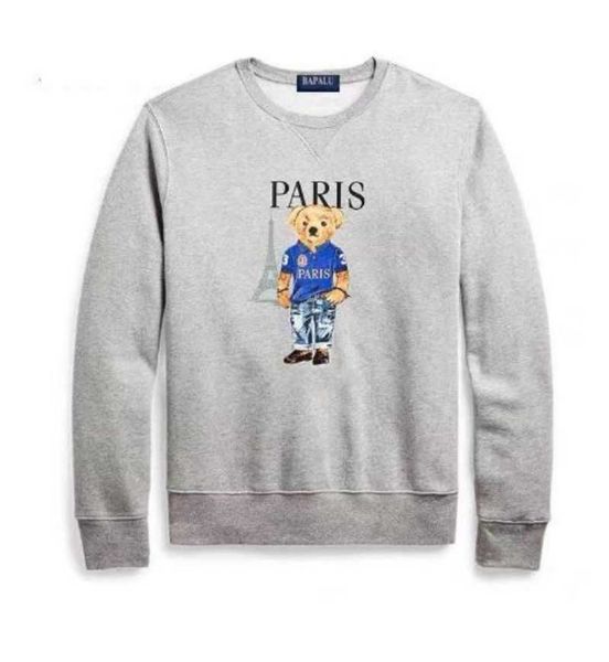wholesale 2037 autumn and winter new hoodie europe and america men's long sleeve bear casual color contrast cotton large embroidery, Black
wholesale 2037 autumn and winter new hoodie europe and america men's long sleeve bear casual color contrast cotton large embroidery, Black