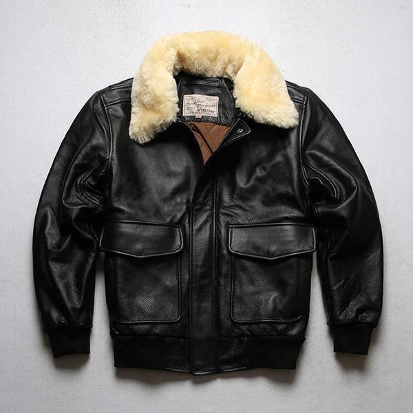 air avirex fly force flight jacket fur collar genuine leather jacket men black brown sheepskin coat winter bomber male
air avirex fly force flight jacket fur collar genuine leather jacket men black brown sheepskin coat winter bomber male
