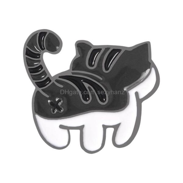 pins brooches creative cartoon cat butt brooches 3pcs set funny small tiger enamel paint badges for children alloy pin shirt jewelr dhxhe, Gray
pins brooches creative cartoon cat butt brooches 3pcs set funny small tiger enamel paint badges for children alloy pin shirt jewelr dhxhe, Gray