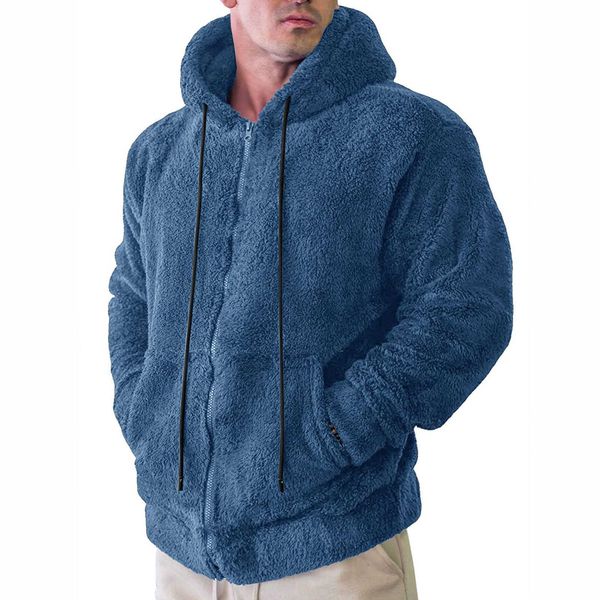 men's hoodies sweatshirts autumn winter men solid casual drawstring hooded long sleeve pullover zip hoodie lamb plush thick pocket swe, Black
men's hoodies sweatshirts autumn winter men solid casual drawstring hooded long sleeve pullover zip hoodie lamb plush thick pocket swe, Black